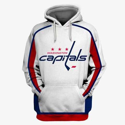 Capitals White All Stitched Hooded Sweatshirt,We sell and wholesale Capitals White All Stitched Hooded Sweatshirt on line form chian!